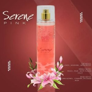 Serene pink body mist